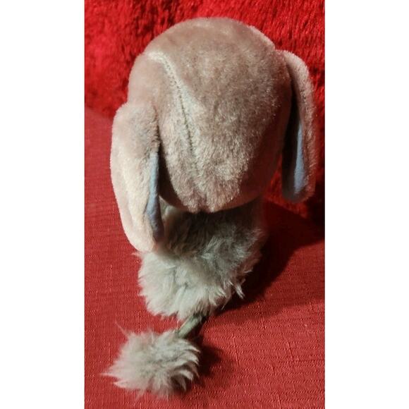 Vintage 1968 Soft Grey Kamar Puppy Dog Made In Japan - Picture 3 of 5